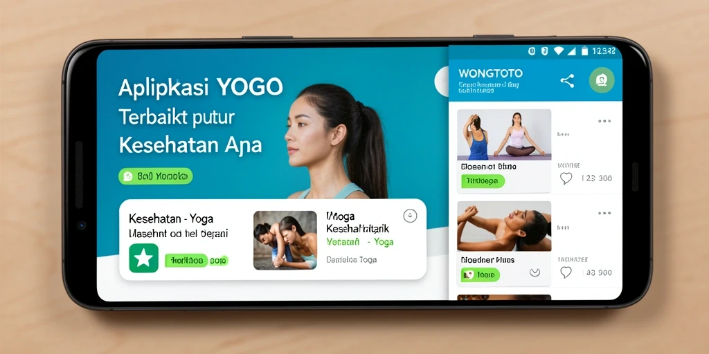 Antarmuka WONGTOTO yang intuitif dengan fungsi Yoga yang lengkap.